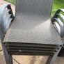 garden table & stackable chairs Image 4