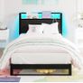 Single Bed with Charging Station and LED Image 2