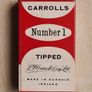 Vintage 1960s Carrolls Number 1 Tipped Cigarette Box (Pack of 10) - With Foil Image 2