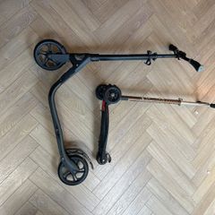 70% off RRP Scooter Bundle - Globber One NL 205 Adult Scooter & Maxi Micro Deluxe Kids Scooter