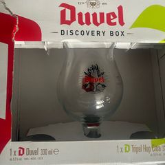 Duvel half pint Belgian beer glass
