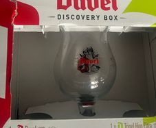 Duvel half pint Belgian beer glass
