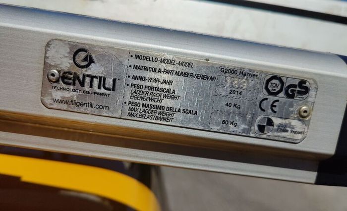 2 Gentili G2000 Harrier ladder racks