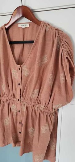 SLOWLOVE blush boho top Sz L (Fit 10-12UK) - 89 (New)