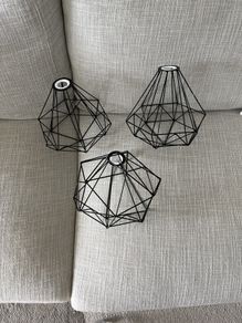 lamp shades x 3 for sale