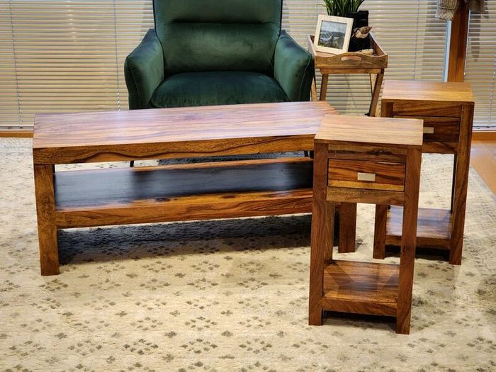 Coffee Table + 2 Matching Side Tables | Excellent Condition