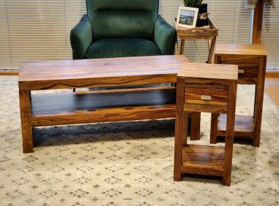 Coffee Table + 2 Matching Side Tables | Excellent Condition