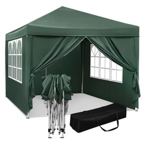3x3m pop up gazebo with 4 side walls