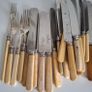 Vintage Faux Bone Handle Cutlery Image 5