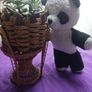 Vintage Wicker Dolls Chair Image 5