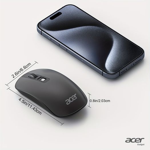 Acer Wireless Mouse with a Stable 2.4G Connection, new, unopened