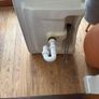 White Sonas Sink and Black Vanity Unit Image 3