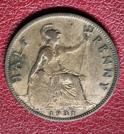 1931 George V Half Penny