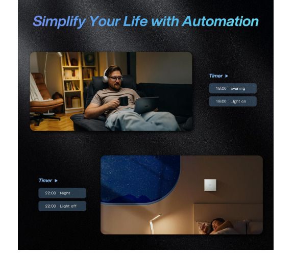 BSEED Smart Light Switch, 1 Gang 1 Way WiFi Touch Switch, Work with Alexa/Google Home, Voice/App Control Sharing Glass Touch Switches(Neutral Wire Required)