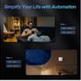 BSEED Smart Light Switch, 1 Gang 1 Way WiFi Touch Switch, Work with Alexa/Google Home, Voice/App Control Sharing Glass Touch Switches(Neutral Wire Required) Image 4
