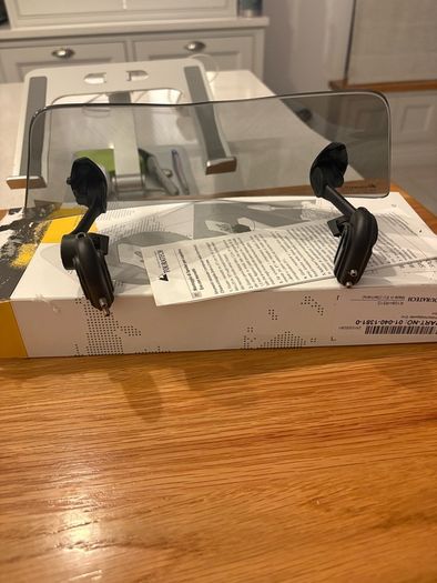Touratech windscreen spoiler tinted