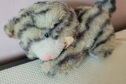 Grey Stripe Tabby Cat Plush Toy Soft Toy Teddy