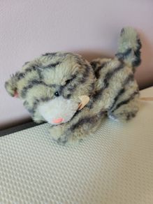 Grey Stripe Tabby Cat Plush Toy Soft Toy Teddy