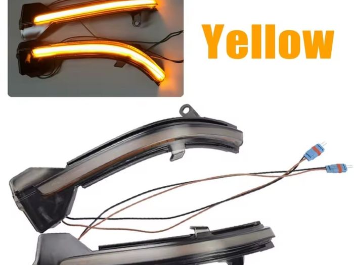 2pcs LED Dynamic Turn Signal Blinker Side Rear-View Mirror Indicator Light For BMW 567 Series F10 F11 F07 F06 F12 F13 F01 F02