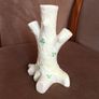 Belleek Tree Trunk with 3 Brunches Vase,   Shamrocks pattern Image 2