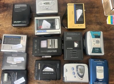 Vintage Cassette players joblot