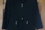 Ladies Vintage Regine Black Jacket Size 8
