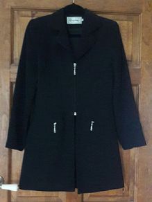 Ladies Vintage Regine Black Jacket Size 8