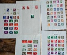 Norway 5 Sheets of Stamps