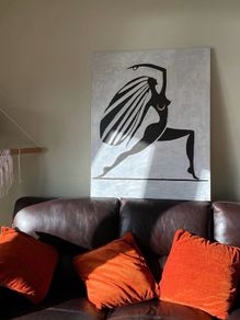 Original Acrylic Painting - Dance of Shadows