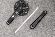 SR Suntour XCM crankset 22-36T, 2x9s (square taper)