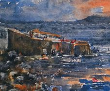 forty foot watercolour