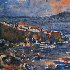 forty foot watercolour