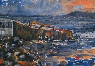 forty foot watercolour
