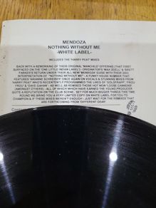 Mendoza Nothing Without Me White Label 12 inch