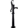 Hand Water Pump w/ Stand, 15.7 x 9.4 x 53.1 inch Pitcher Pump & 26 inch Pump Stand w/ Pre-set 1/2" Holes for Easy Installation, Rustic Cast Iron Well Pump for Yard, Garden, Image 6