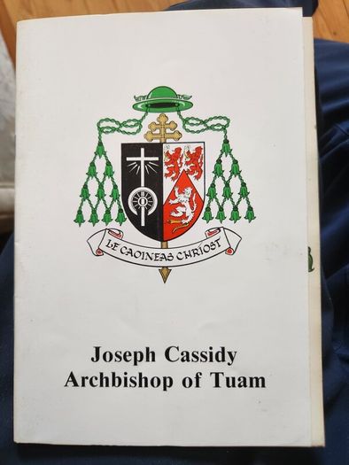 Archbishop Joseph Cassidy. 2 X Booklets. I X His Installation  And The Other His Ordination To The Episcopate. See Photos For Details.