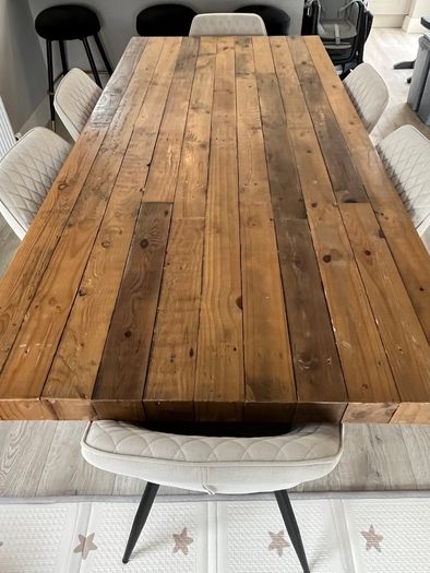 EZ Living - Reclaimed Pine Dining Table - 2.1m