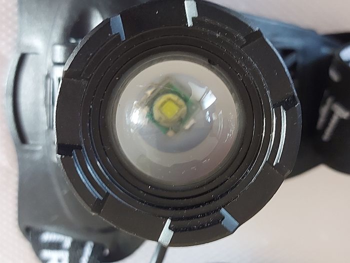 UltraLight Head Cap with 3 modes light front, Bright, Ultra Bright, Rapid Flash, and rear reflector, Ideal for walkers at night time