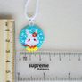 Cute Handmade Beaded Rabbit Necklace Image 4
