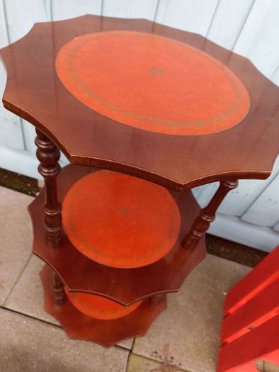 Vintage 3 tier occasional table