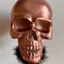 Rose Gold Skull on Pedestal Halloween Centrepiece Image 2