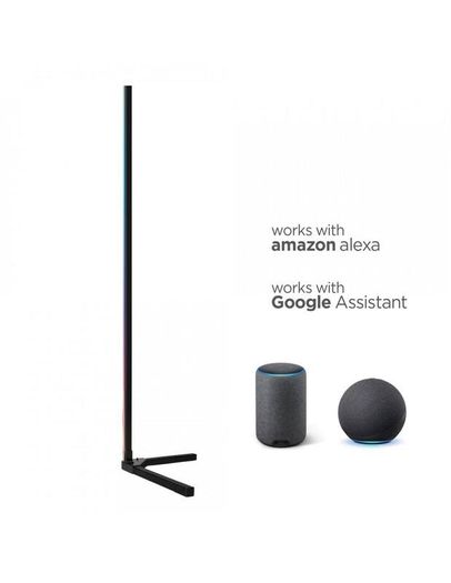Corner WiFi Floor Lamp Smart RGBWIC LED Alexa