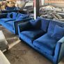 Blue 3+2 sofa set Image 3