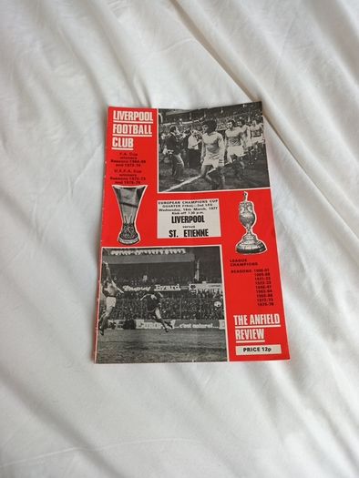Liverpool - 10 programmes 1968 to 1977