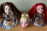 3 Disney Dolls Heads