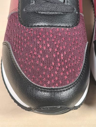 Women's Tommy Hilfiger City Iconic Knitted Trainers  Runners Purple Burgundy Size Uk 5 Eu 38