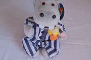 Silent Night Hippo in Pyjamas for Sale