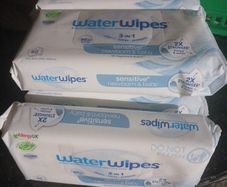 baby water wipes x 7 packs