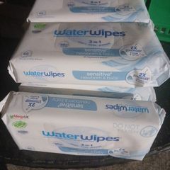 baby water wipes x 7 packs