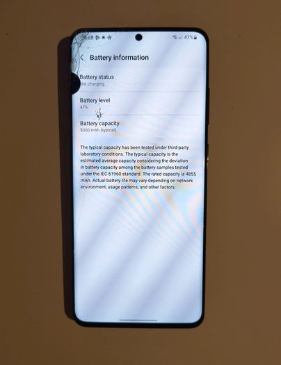 Samsung Galaxy S20 Ultra 5G black poor condition